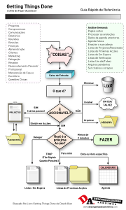 A Arte de Fazer Acontecer - GTD