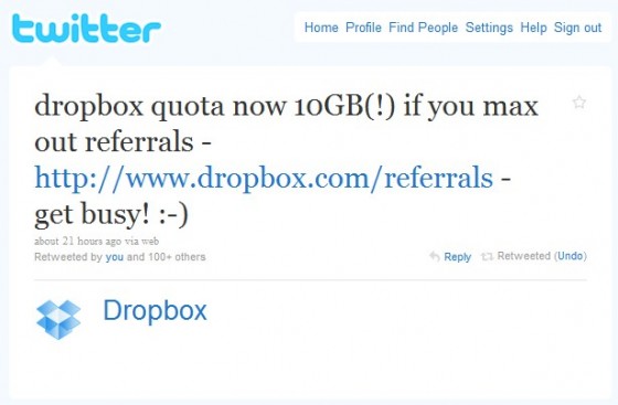 Dropbox aumenta espa&ccedil;o para 10GB